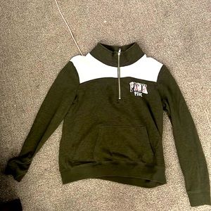 Pink brand quarter zip pullover